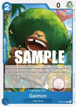 Gaimon - OP03-043 - Common available at 401 Games Canada