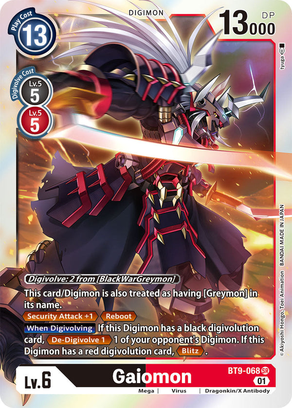 Gaiomon - BT9-068 - Super Rare available at 401 Games Canada