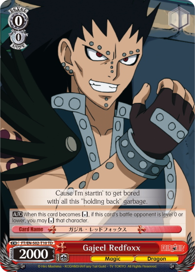 Gajeel Redfoxx - FT/EN-S02-T10 - Trial Deck available at 401 Games Canada