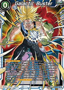 Galactic Buster - BT13-060 - Super Rare available at 401 Games Canada