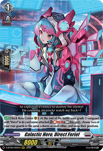 Galactic Hero, Direct Foriel - D-BT06/009 - Triple Rare available at 401 Games Canada