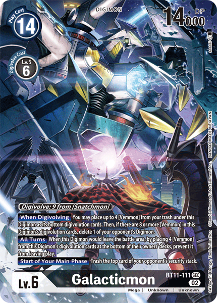 Galacticmon (Alternate Art) - BT11-111 - Secret Rare available at 401 Games Canada