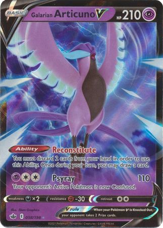 Galarian Articuno V - 058/198 - Ultra Rare available at 401 Games Canada