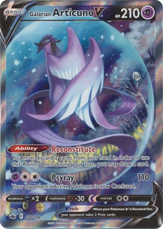 Galarian Articuno V - 170/198 - Alternate Art Ultra Rare available at 401 Games Canada