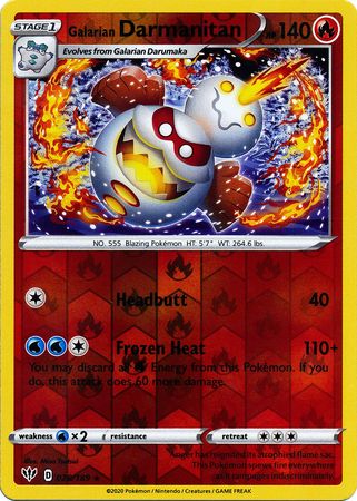 Galarian Darmanitan - 028/189 - Rare - Reverse Holo available at 401 Games Canada