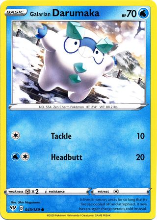 Galarian Darumaka - 043/189 - Common available at 401 Games Canada