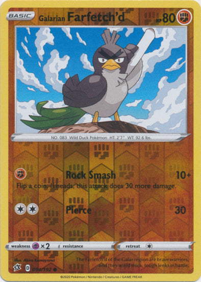 Galarian Farfetch'd - 094/192 - Common - Reverse Holo available at 401 Games Canada