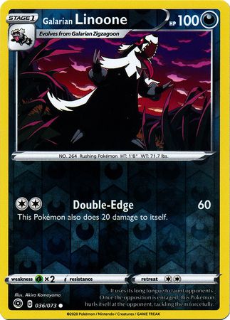 Galarian Linoone - 036/073 - Common - Reverse Holo available at 401 Games Canada