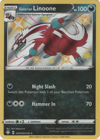 galarian linoone pokemon card 401 Games Canada - Galarian Linoone - SV079/SV122