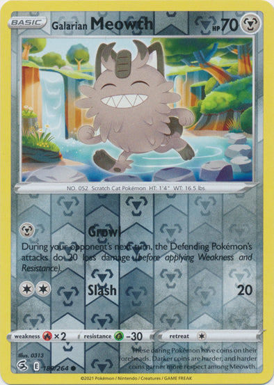 Galarian Meowth - 180/264 - Common - Reverse Holo available at 401 Games Canada