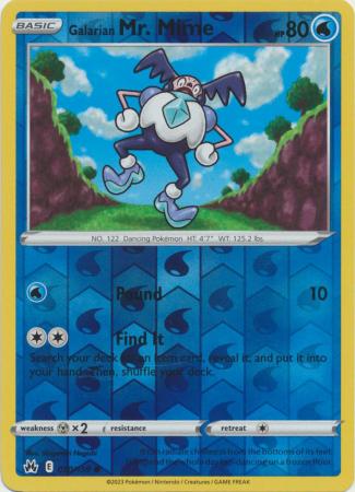 Galarian Mr. Mime - 030/159 - Common - Reverse Holo available at 401 Games Canada