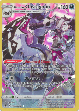 Galarian Obstagoon - TG10/TG30 - Holo Rare available at 401 Games Canada