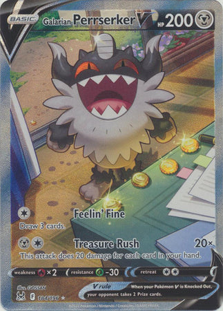 Galarian Perrserker V - 184/196 - Alternate Art Ultra Rare available at 401 Games Canada