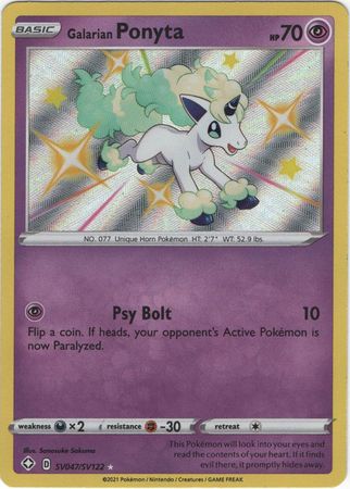 401 Games Canada - Galarian Ponyta - SV047/SV122