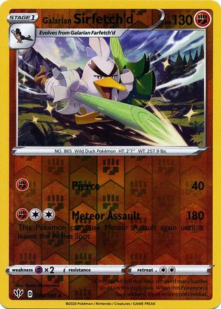 Galarian Sirfetch'd - 098/189 - Rare - Reverse Holo available at 401 Games Canada