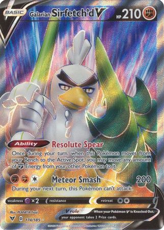 Galarian Sirfetch'd V - 174/185 - Full Art Ultra Rare available at 401 Games Canada