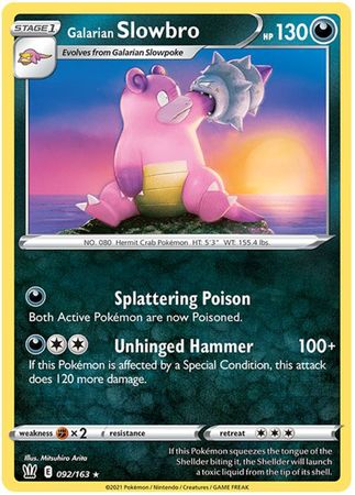 Galarian Slowbro - 092/163 - Rare available at 401 Games Canada