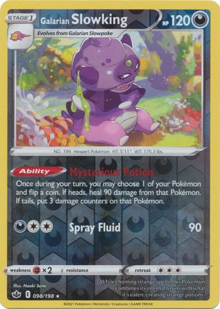 Galarian Slowking - 098/198 - Holo Rare - Reverse Holo available at 401 Games Canada