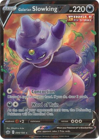 Galarian Slowking V - 099/198 - Ultra Rare available at 401 Games Canada