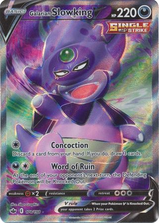 Galarian Slowking V - 178/198 - Full Art Ultra Rare available at 401 Games Canada