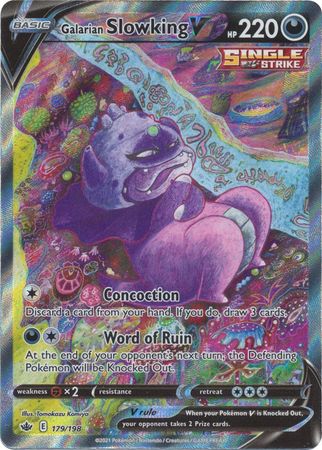 Galarian Slowking V - 179/198 - Alternate Art Ultra Rare available at 401 Games Canada