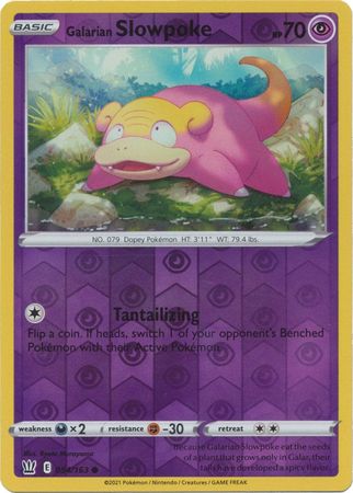 Galarian Slowpoke - 054/163 - Common - Reverse Holo available at 401 Games Canada