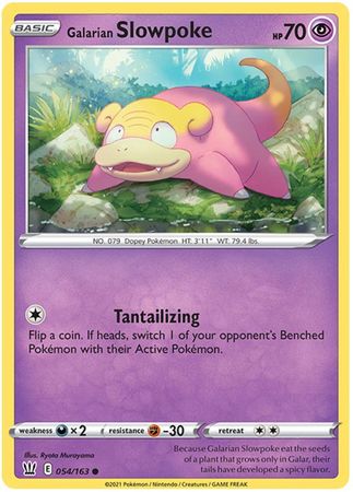 Galarian Slowpoke - 054/163 - Common available at 401 Games Canada