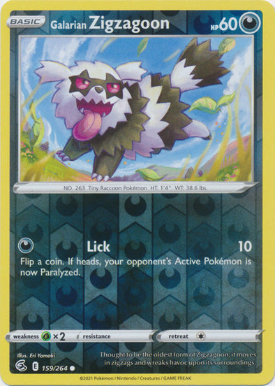 Galarian Zigzagoon - 159/264 - Common - Reverse Holo available at 401 Games Canada