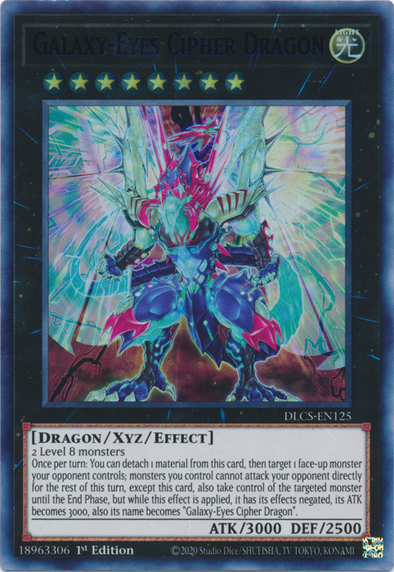 Galaxy-Eyes Cipher Dragon (Blue) - DLCS-EN125 - Ultra Rare - 1st Edition available at 401 Games Canada