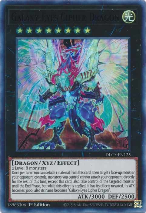 Galaxy-Eyes Cipher Dragon - DLCS-EN125 - Ultra Rare - 1st Edition available at 401 Games Canada