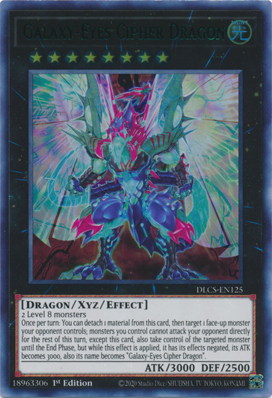 Galaxy-Eyes Cipher Dragon (Green) - DLCS-EN125 - Ultra Rare - 1st Edition available at 401 Games Canada