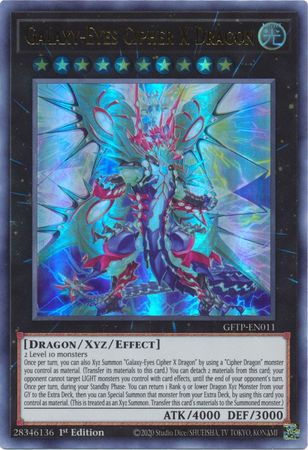 Galaxy-Eyes Cipher X Dragon - GFTP-EN011 - Ultra Rare - 1st Edition available at 401 Games Canada