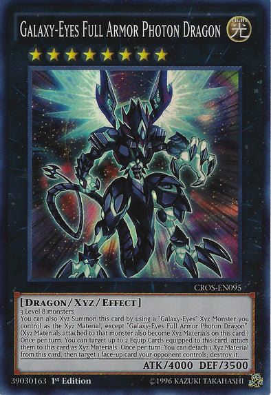 Galaxy-Eyes Full Armor Photon Dragon - CROS-EN095 - Super Rare - 1st Edition available at 401 Games Canada