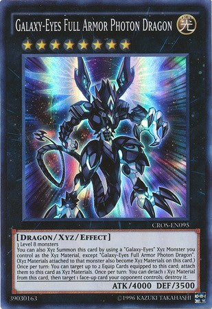 Galaxy-Eyes Full Armor Photon Dragon - CROS-EN095 - Super Rare - Unlimited available at 401 Games Canada