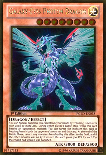Galaxy-Eyes Photon Dragon - PGLD-EN038 - Gold Rare - 1st Edition available at 401 Games Canada