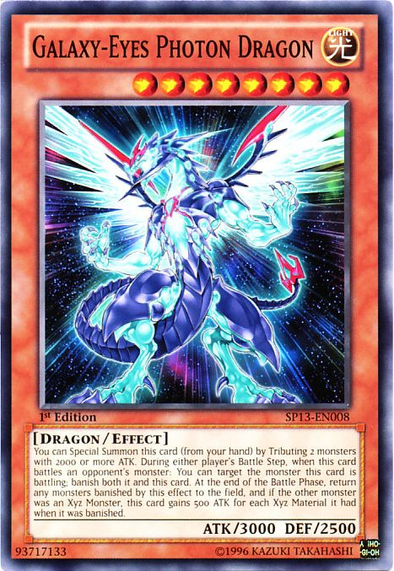 Galaxy-Eyes Photon Dragon - SP13-EN008 - Common - 1st Edition available at 401 Games Canada