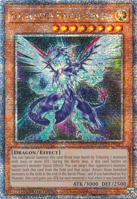 Galaxy-Eyes Photon Dragon - TN23-EN012 - Quarter Century Secret Rare - Limited Edition available at 401 Games Canada