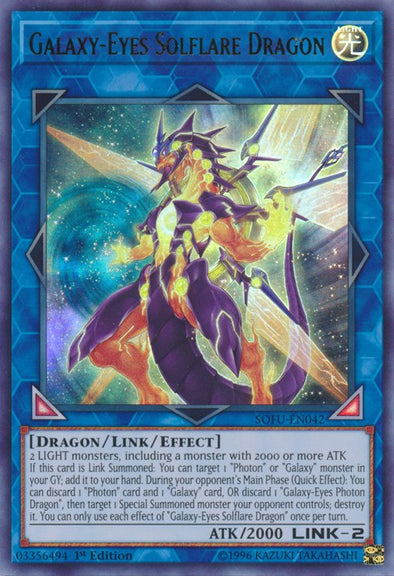 Galaxy-Eyes Solflare Dragon - SOFU-EN042 - Ultra Rare - 1st Edition available at 401 Games Canada