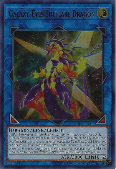 Galaxy-Eyes Solflare Dragon - SOFU-EN042 - Ultra Rare - Unlimited available at 401 Games Canada