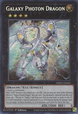 Galaxy Photon Dragon - PHHY-EN044 - Secret Rare - 1st Edition available at 401 Games Canada