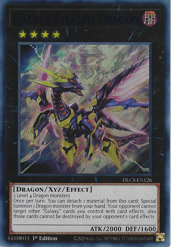 Galaxy Stealth Dragon (Blue) - DLCS-EN126 - Ultra Rare - 1st Edition available at 401 Games Canada