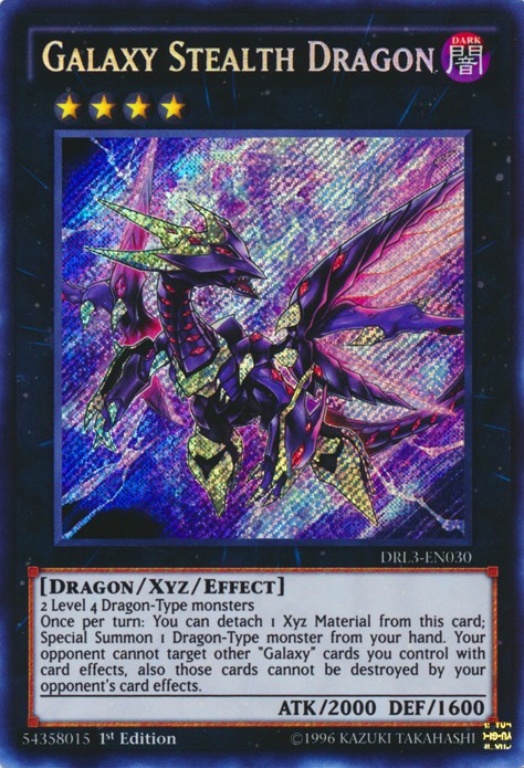 Galaxy Stealth Dragon - DRL3-EN030 - Secret Rare - 1st Edition available at 401 Games Canada