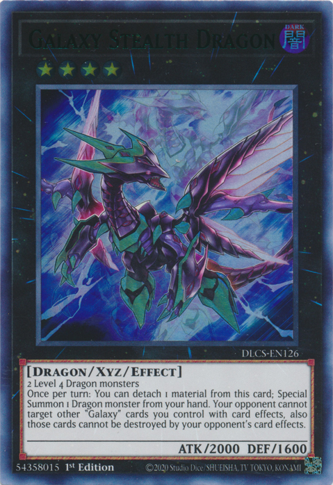 Galaxy Stealth Dragon (Green) - DLCS-EN126 - Ultra Rare - 1st Edition available at 401 Games Canada