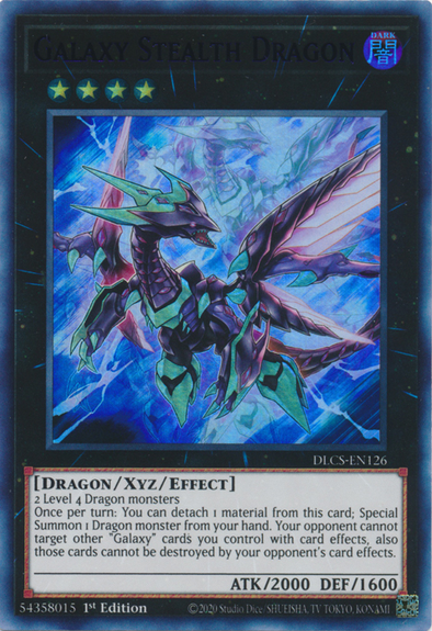 Galaxy Stealth Dragon (Purple) - DLCS-EN126 - Ultra Rare - 1st Edition available at 401 Games Canada