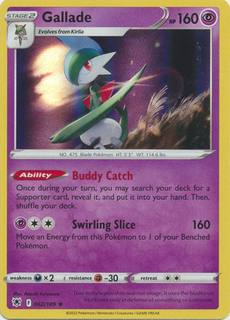 Gallade - 062/189 - Holo Rare available at 401 Games Canada