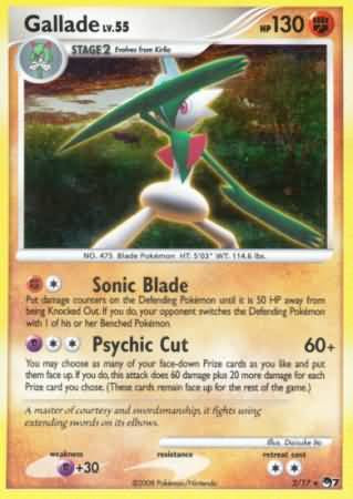 Gallade - 2/17 - Holo available at 401 Games Canada