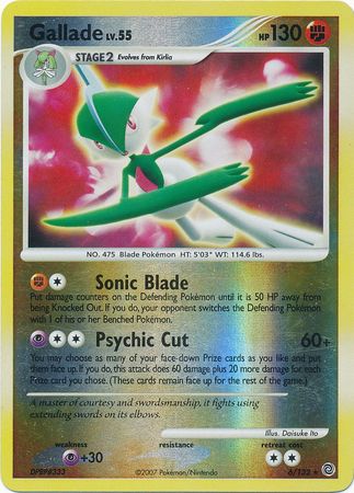 Gallade - 6/132 - Holo Rare - Reverse Holo available at 401 Games Canada