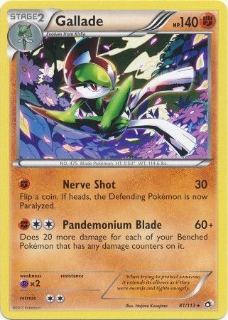 Gallade - 81/113 - Rare available at 401 Games Canada