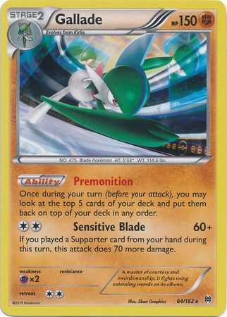 Gallade - 84/162 - Alternate Holo - Promo available at 401 Games Canada