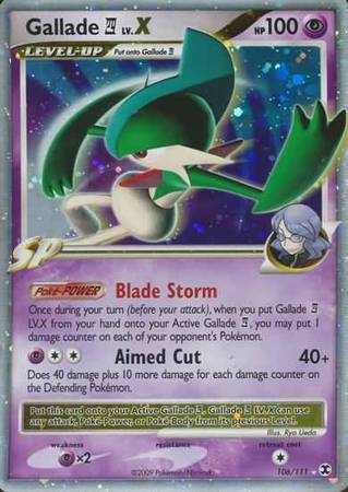 Gallade E4 LV.X - 106/111 - Ultra Rare available at 401 Games Canada